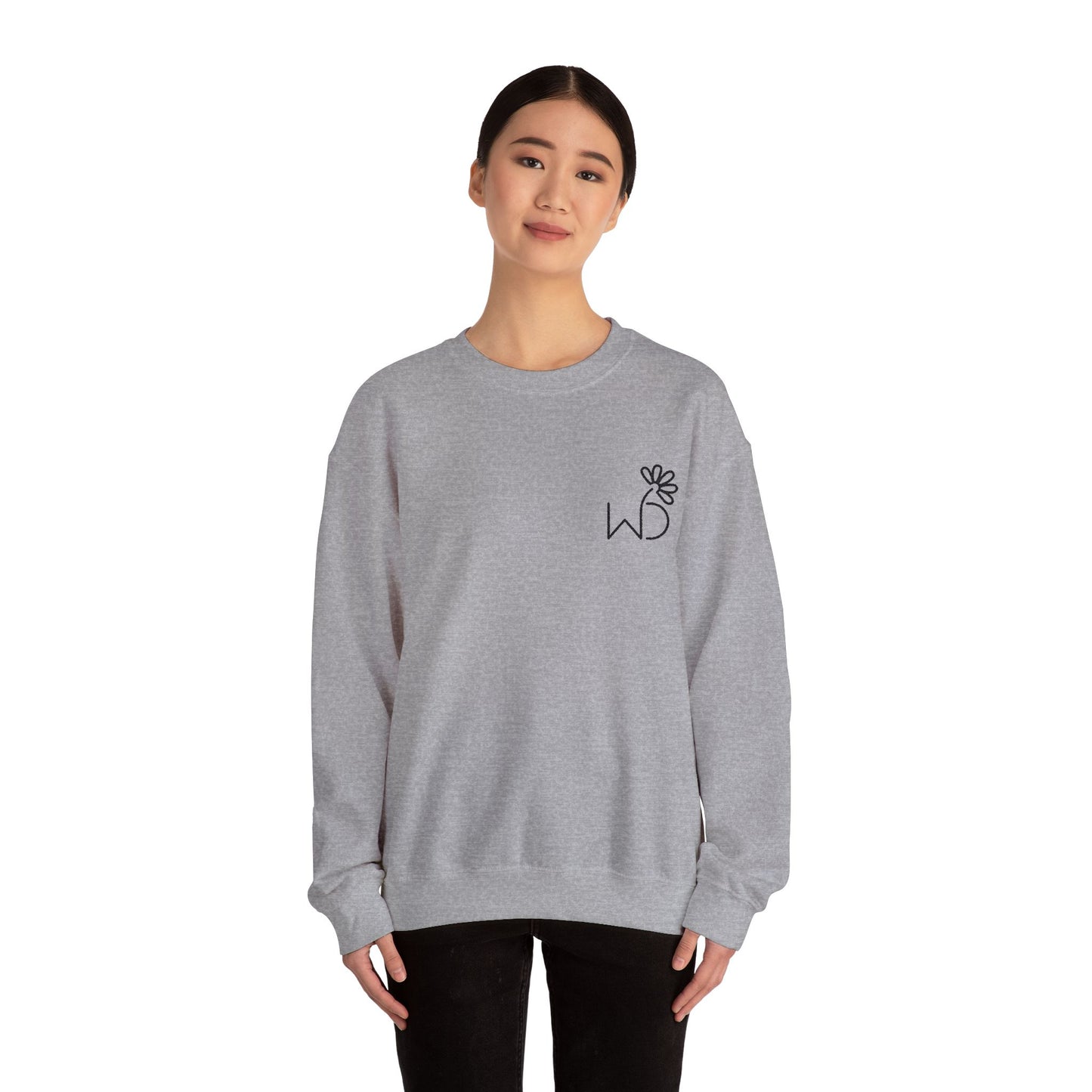 Branded Embroidered Unisex Heavy Blend™ Crewneck Sweatshirt - Cozy & Stylish