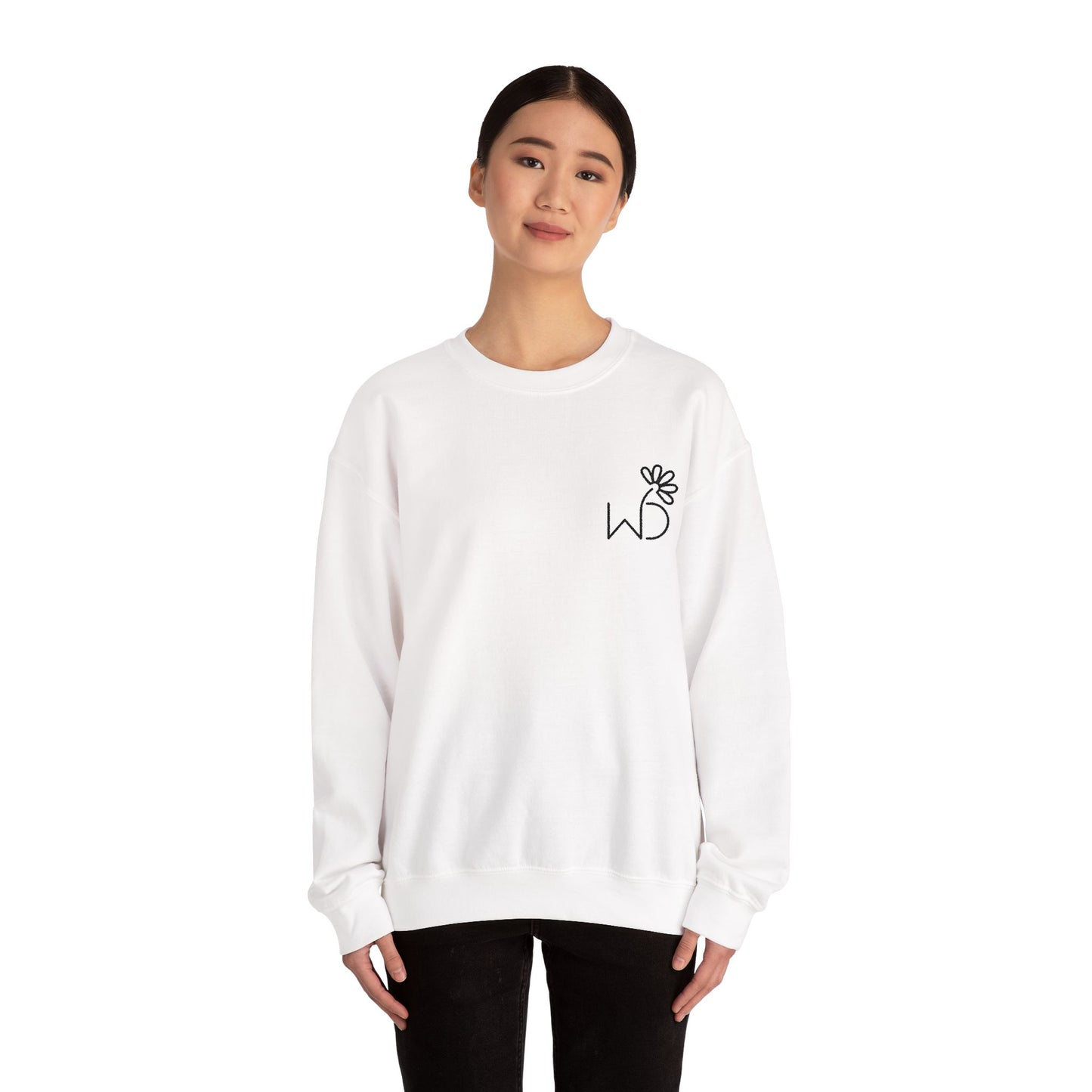 Branded Embroidered Unisex Heavy Blend™ Crewneck Sweatshirt - Cozy & Stylish