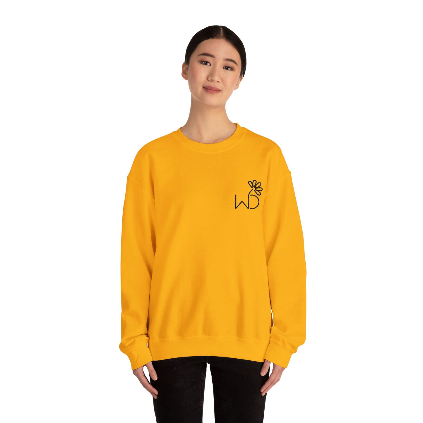 Branded Embroidered Unisex Heavy Blend™ Crewneck Sweatshirt - Cozy & Stylish
