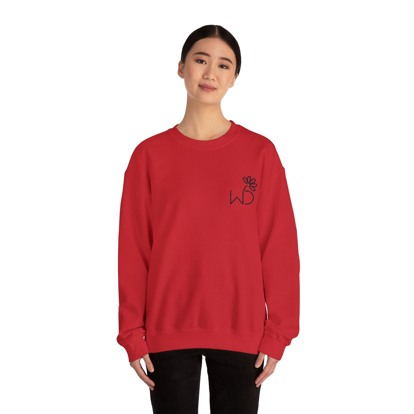 Branded Embroidered Unisex Heavy Blend™ Crewneck Sweatshirt - Cozy & Stylish