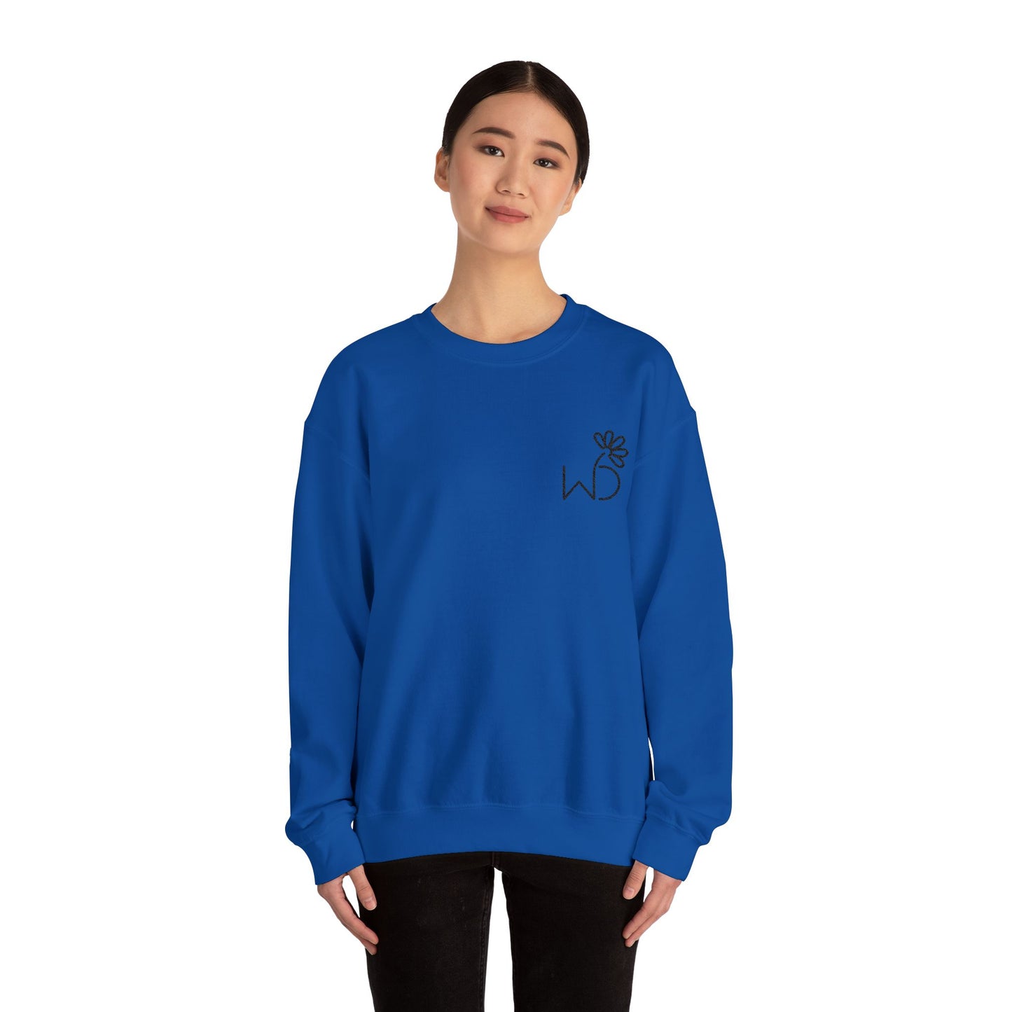 Branded Embroidered Unisex Heavy Blend™ Crewneck Sweatshirt - Cozy & Stylish