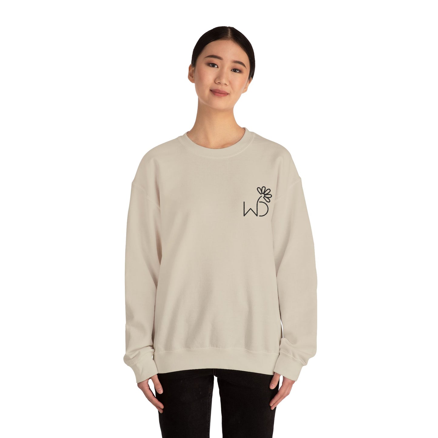 Branded Embroidered Unisex Heavy Blend™ Crewneck Sweatshirt - Cozy & Stylish