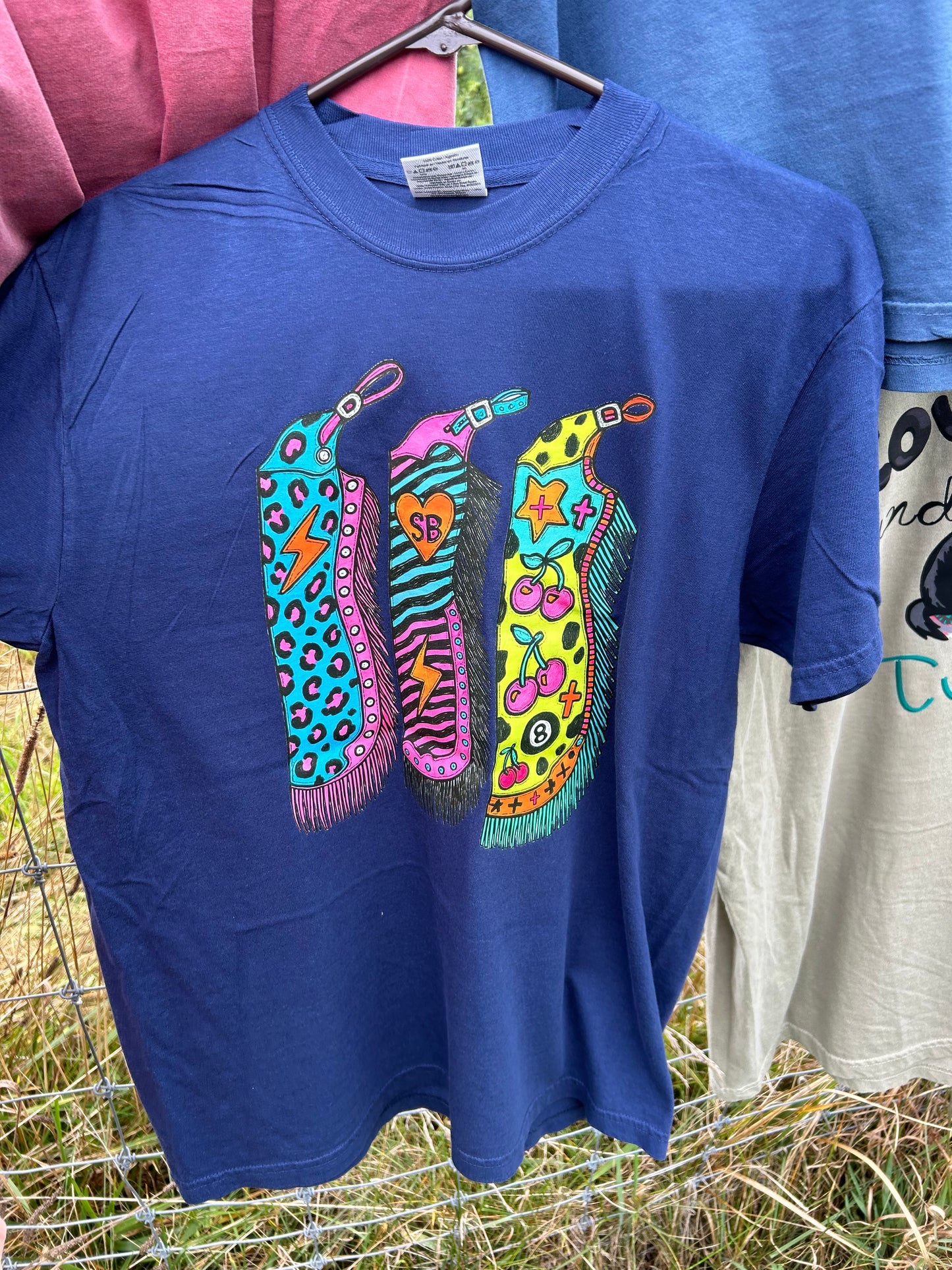Wild Thang chaps CC tee