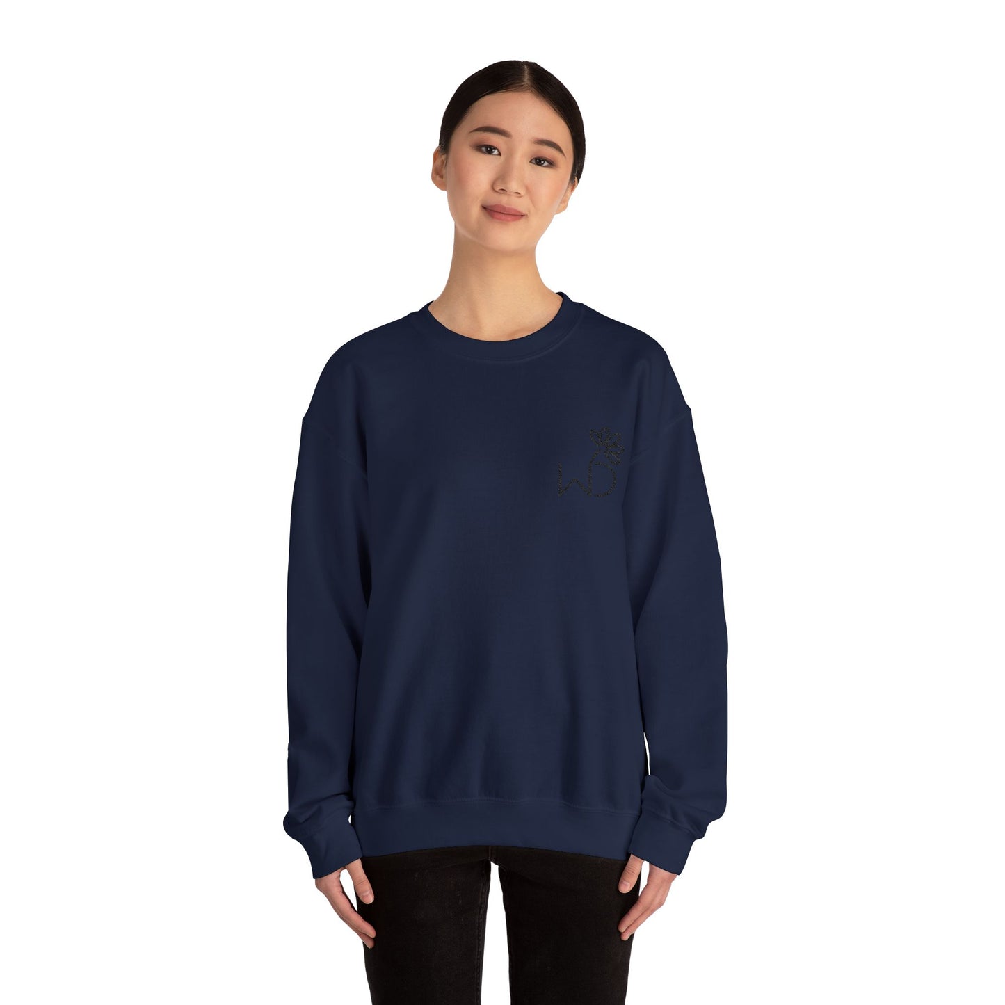 Branded Embroidered Unisex Heavy Blend™ Crewneck Sweatshirt - Cozy & Stylish