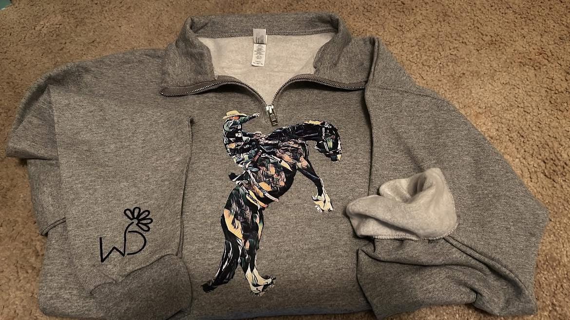 Bucking Horse Quarter Zip
