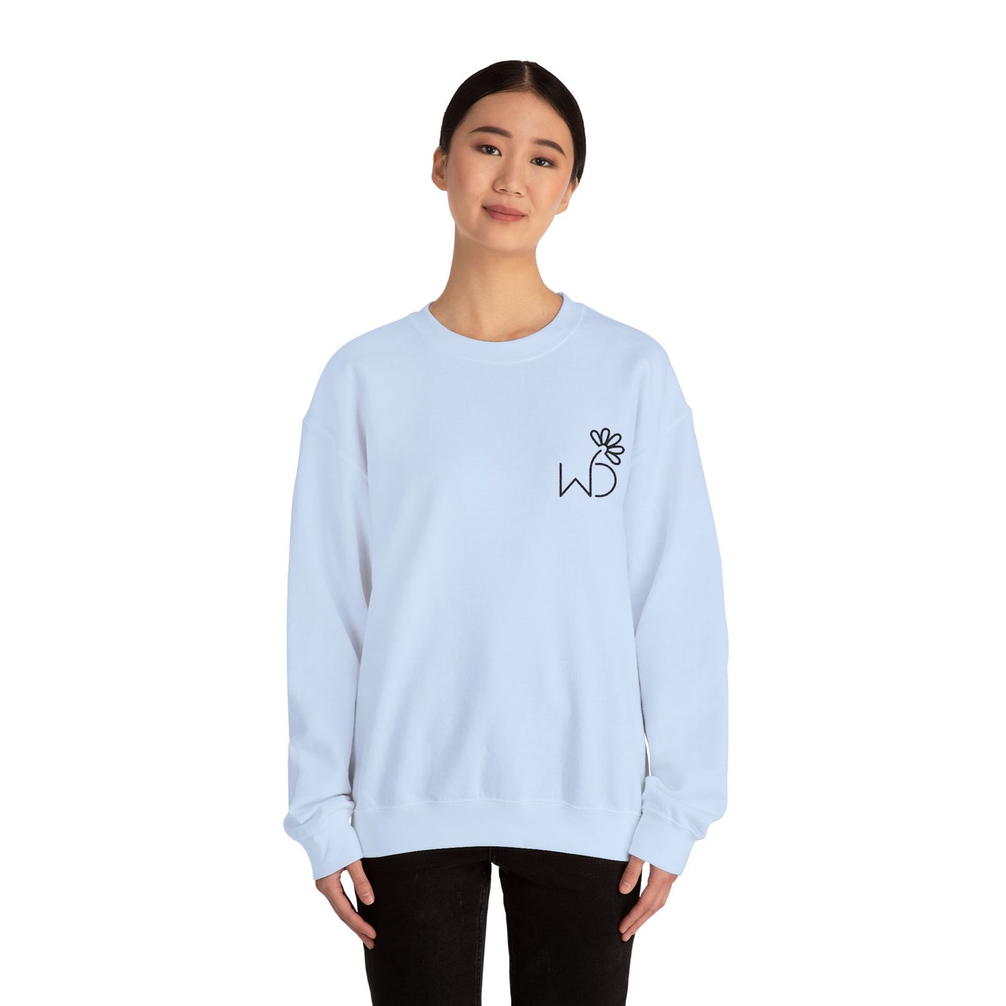 Branded Embroidered Unisex Heavy Blend™ Crewneck Sweatshirt - Cozy & Stylish