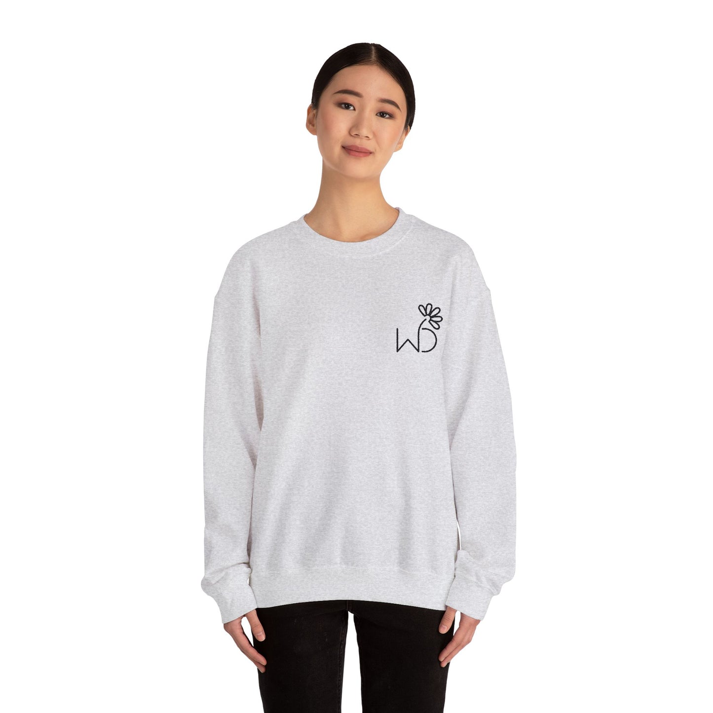 Branded Embroidered Unisex Heavy Blend™ Crewneck Sweatshirt - Cozy & Stylish
