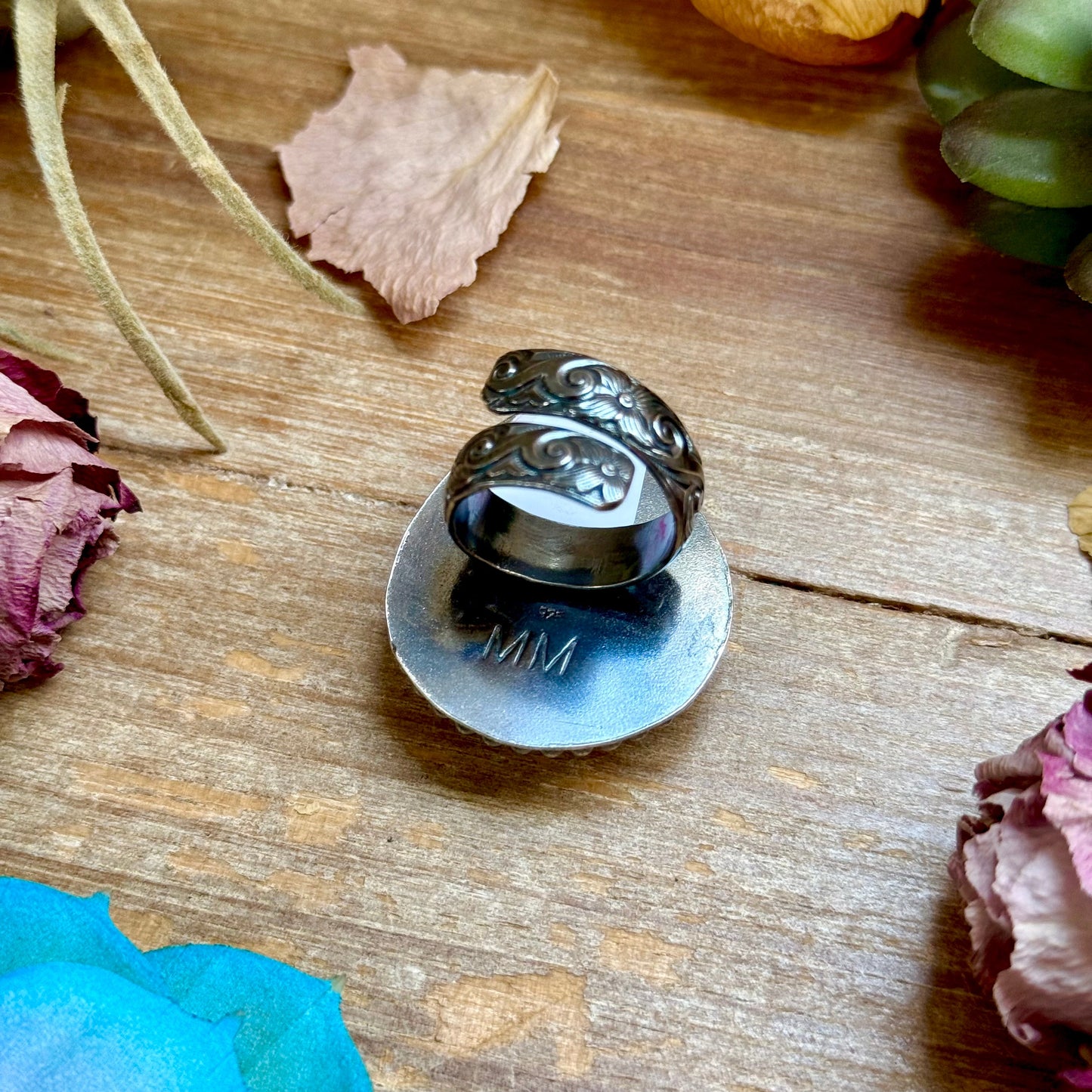 MJ Wild Horse Ring – Sterling Silver Adjustable Band