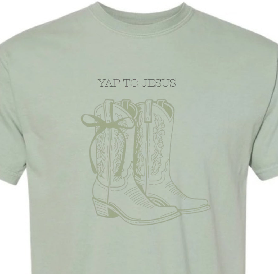 Yap to Jesus tee