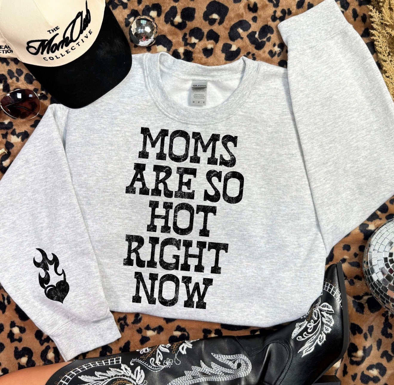 Moms Are So Hot Right Now Shirt – Graphic Tee, Long Sleeve & Crewneck