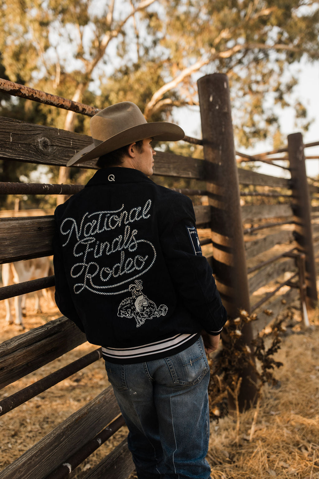 Vintage NFR Corduroy Bomber