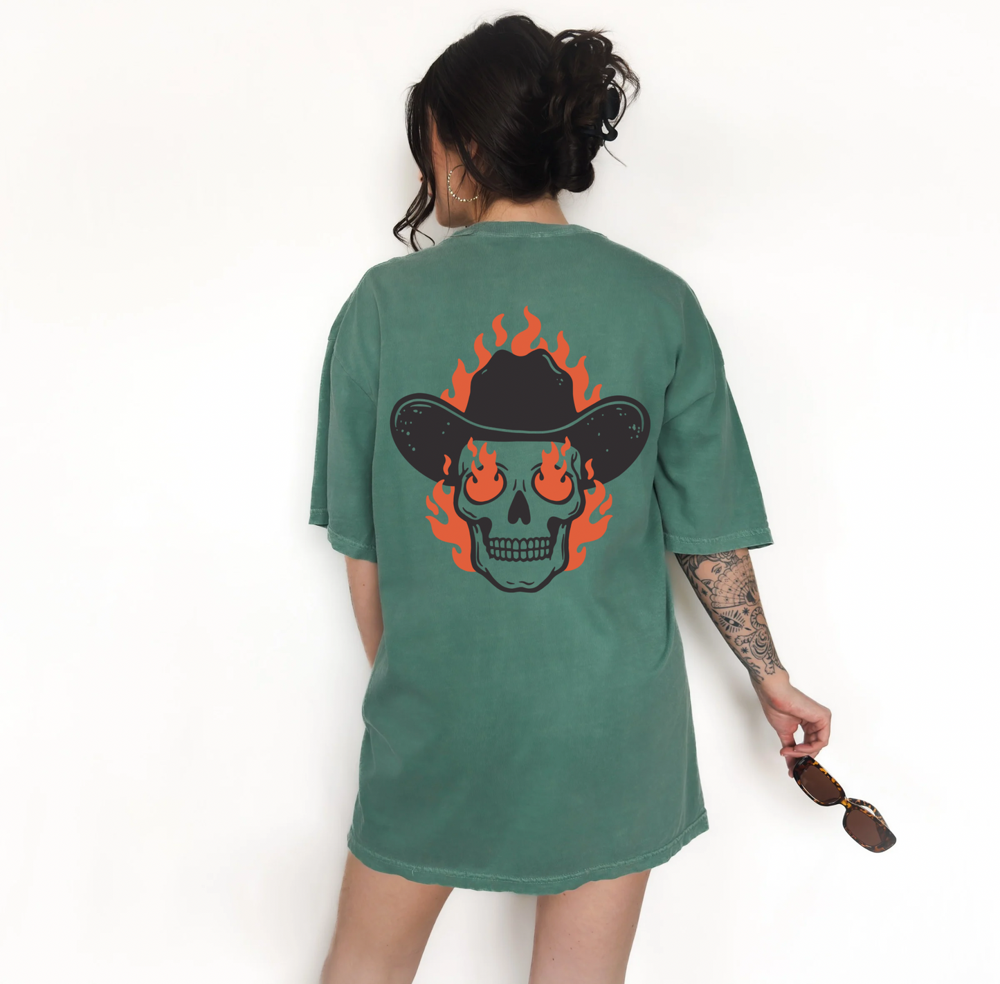 Skull on Fire Tee