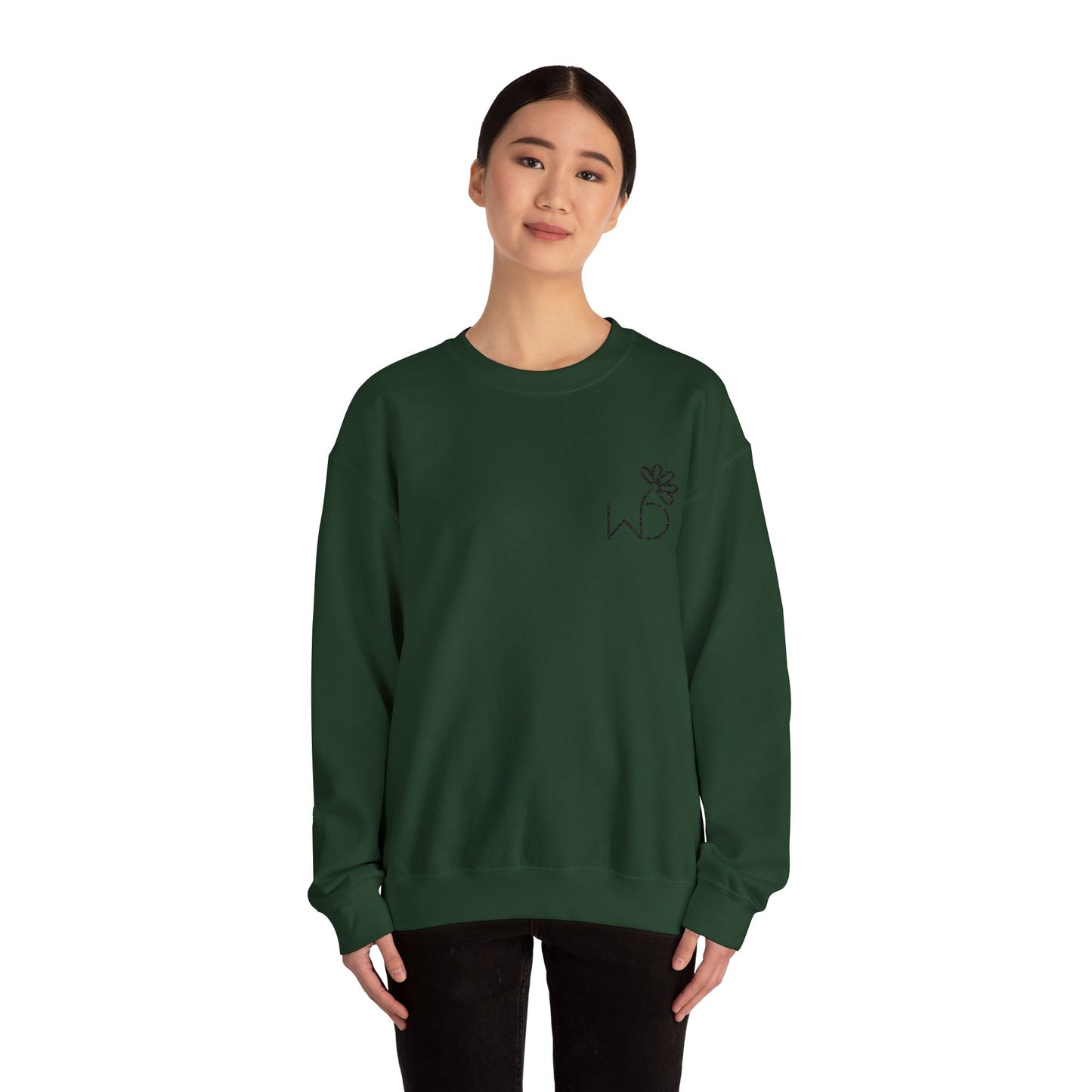 Branded Embroidered Unisex Heavy Blend™ Crewneck Sweatshirt - Cozy & Stylish