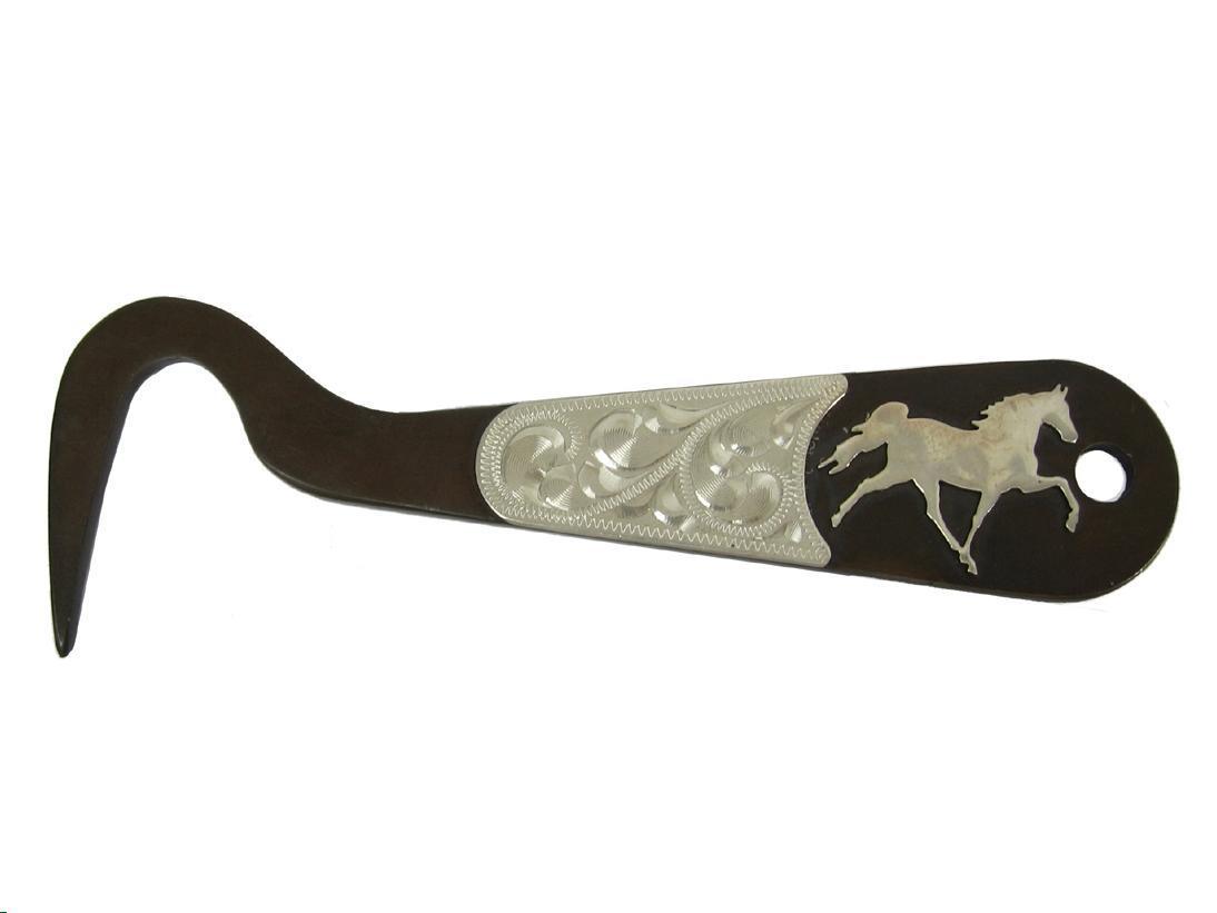 AJ Tack Antique Brown Steel Hoof Pick