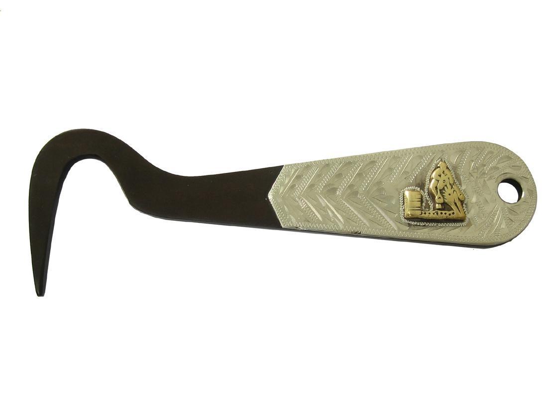 AJ Tack Antique Brown Steel Hoof Pick