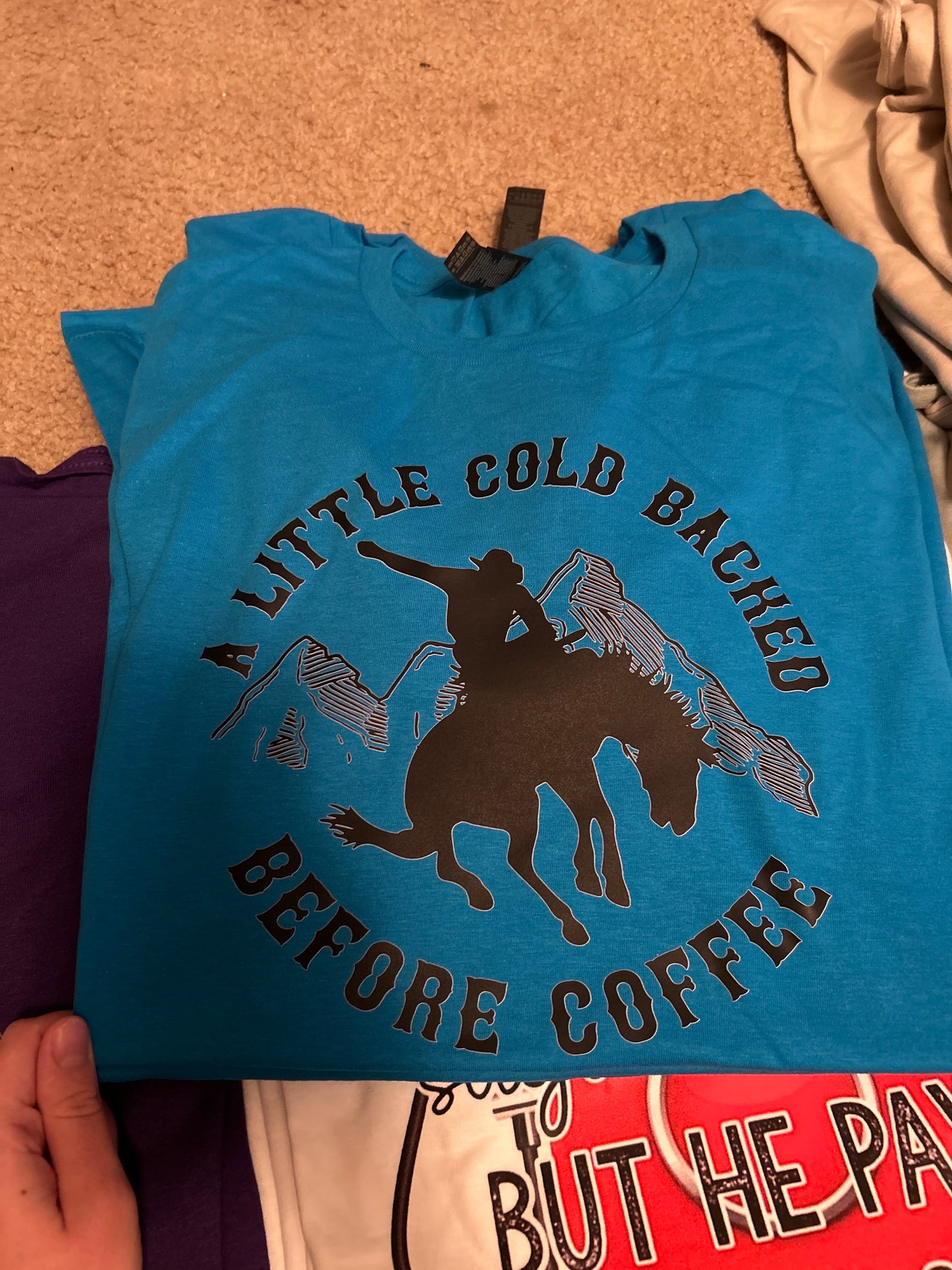 Cold Backed Before Coffee Tee