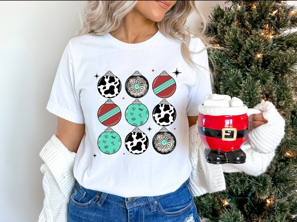 PREORDER-western ornaments tee