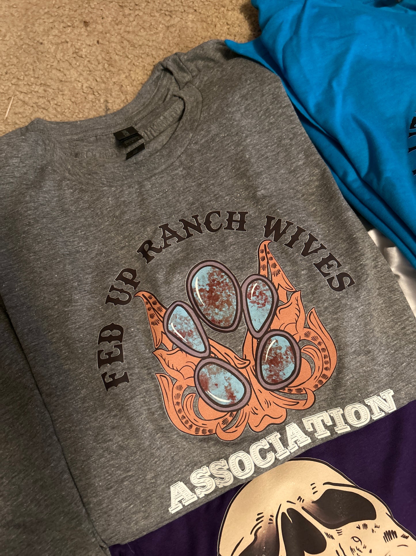 Fed Up Ranch Wife Association Tee