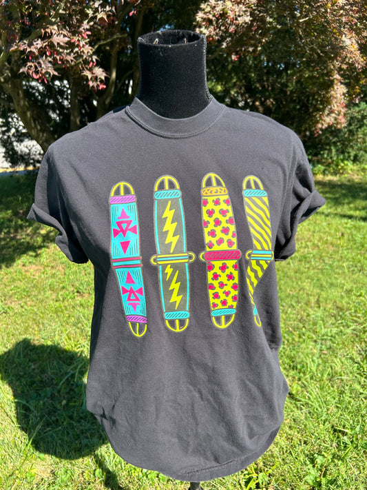 neon cinches-cc tee