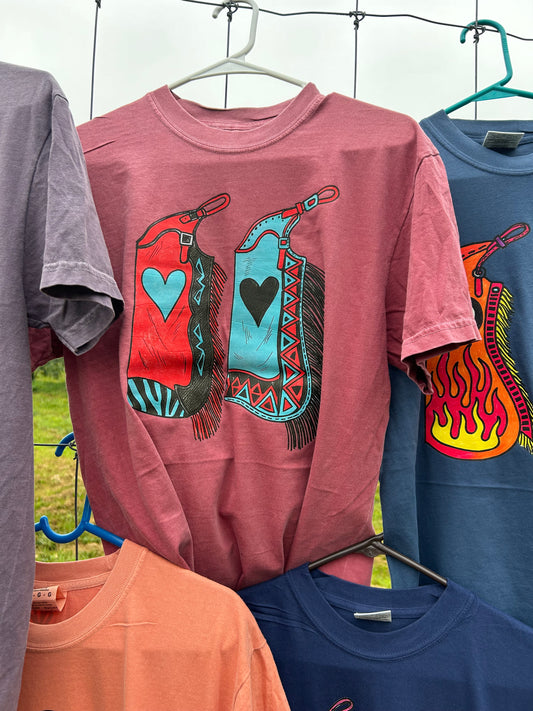 Wild heart chaps CC tee