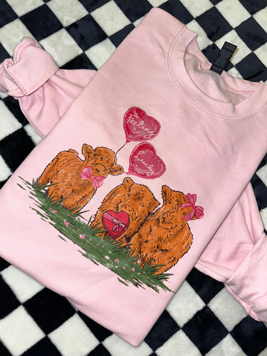 Feelin Lucky Valentines Graphic