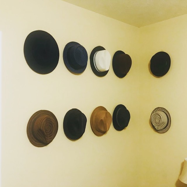 Hat-Hanger (10 Pack) - Black Barnwood