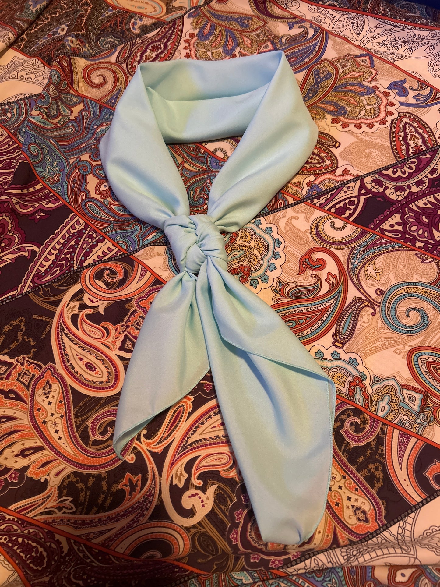 Pretty in Teal wildrag/scarf