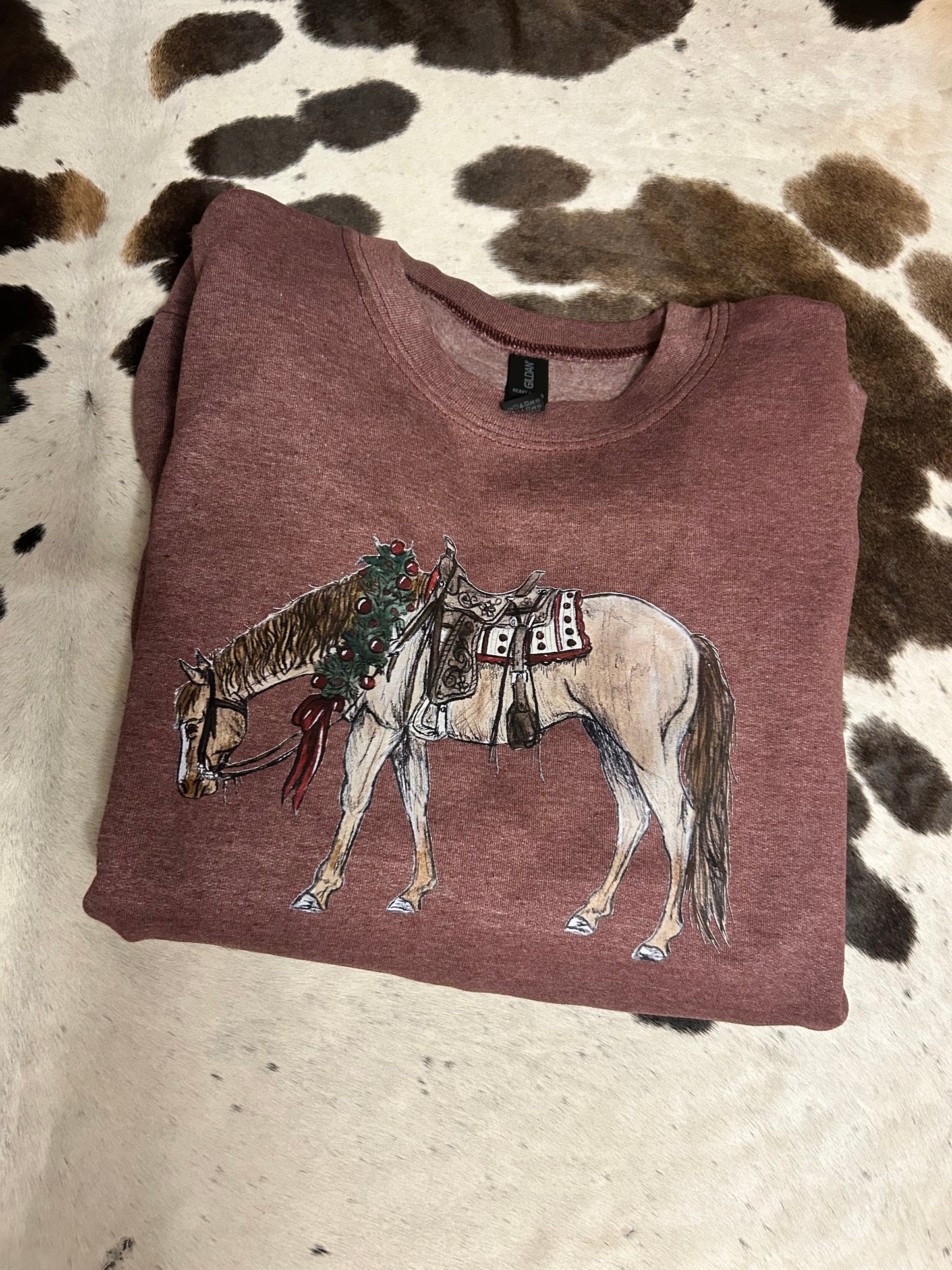 Holiday Pony Fleece Crewneck
