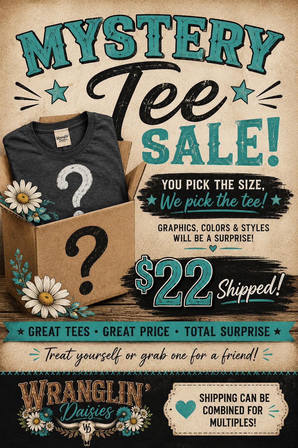 Mystery tees