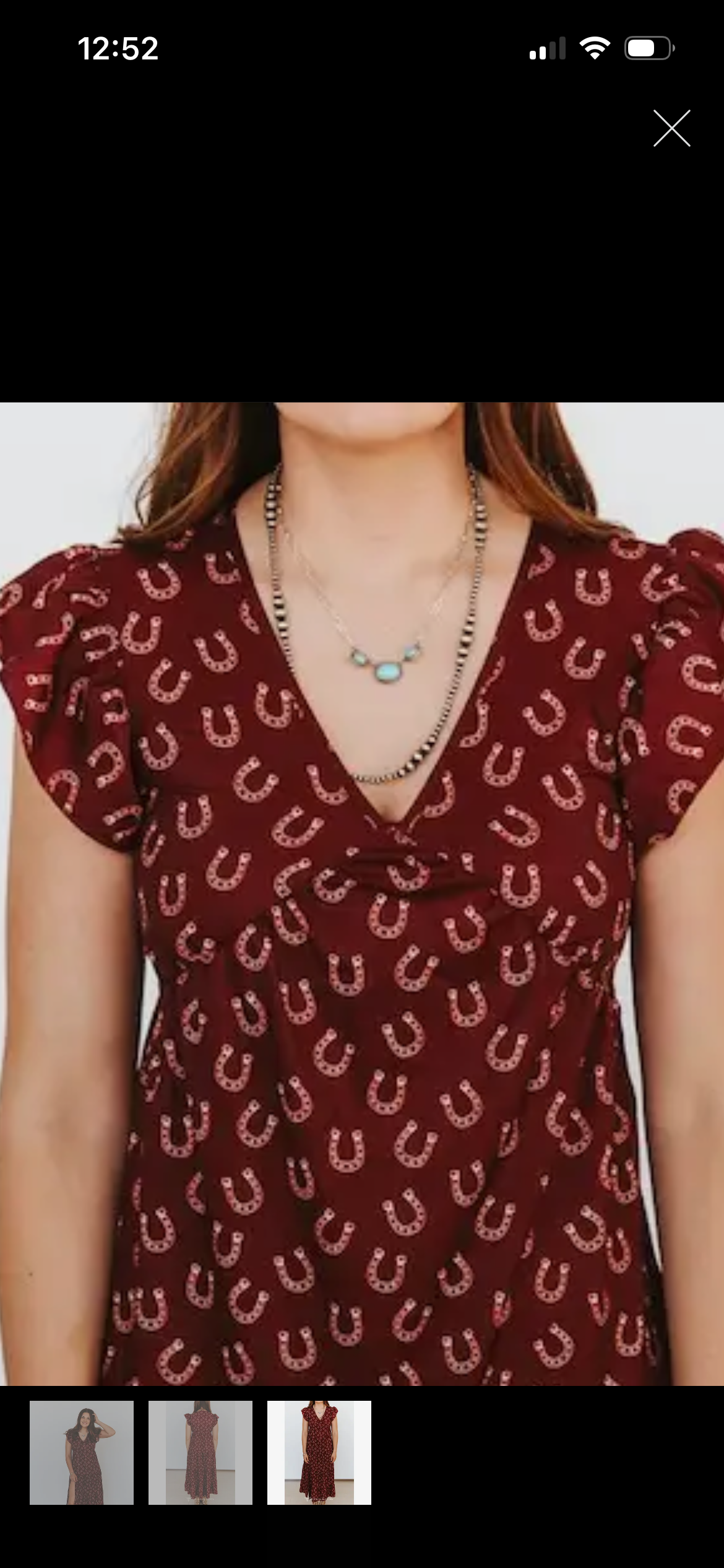 PREORDER- deep wine horseshoe short sleeve ruffle cap tier dress