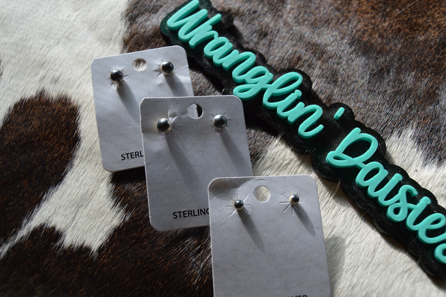Sterling Silver Pearl Studs