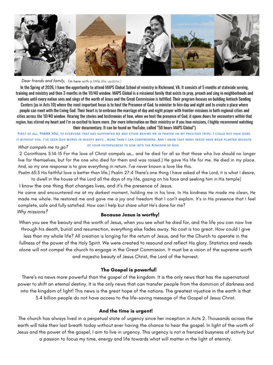 Donation to MAPS Global fund