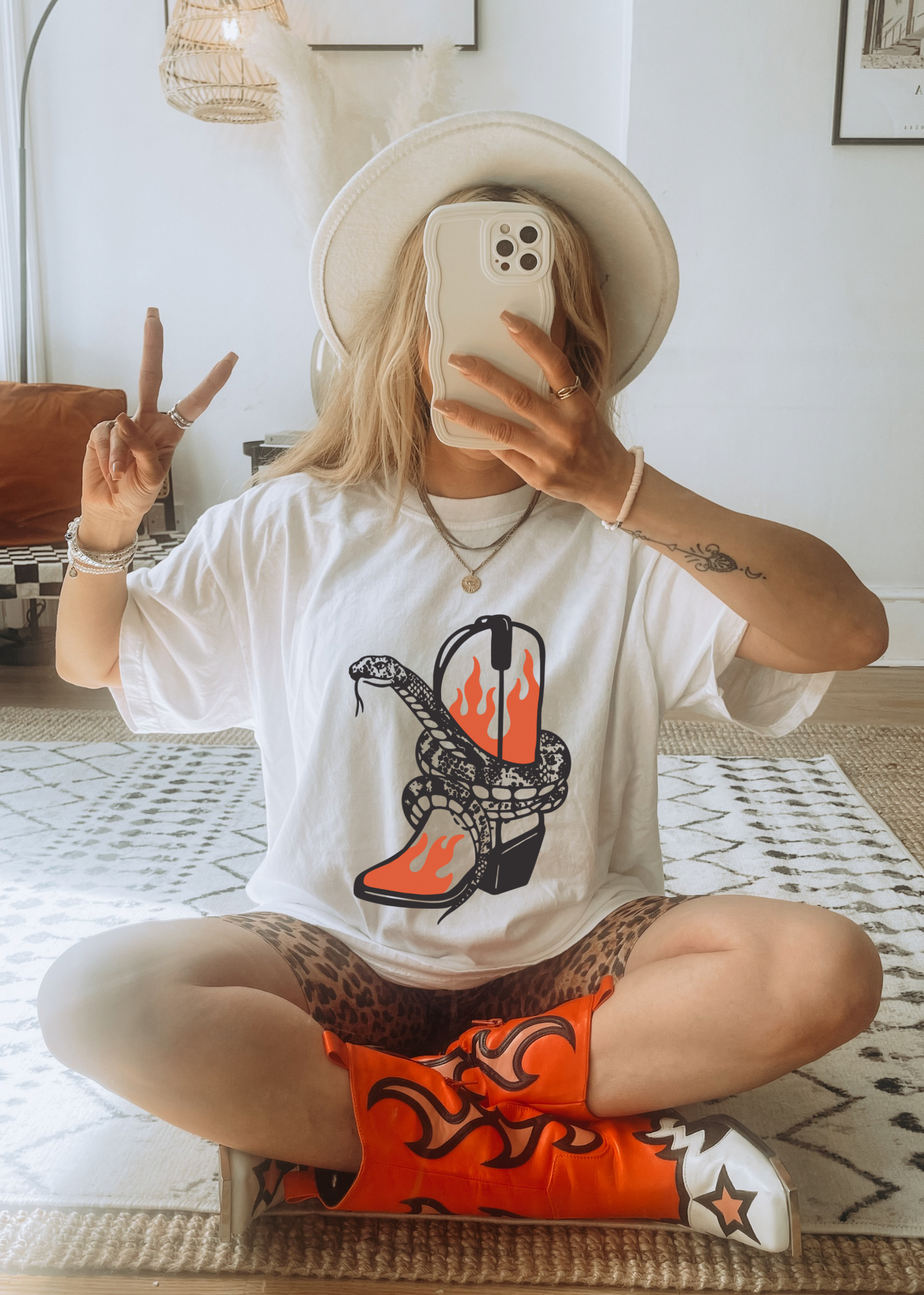 Slitherin Boots tee