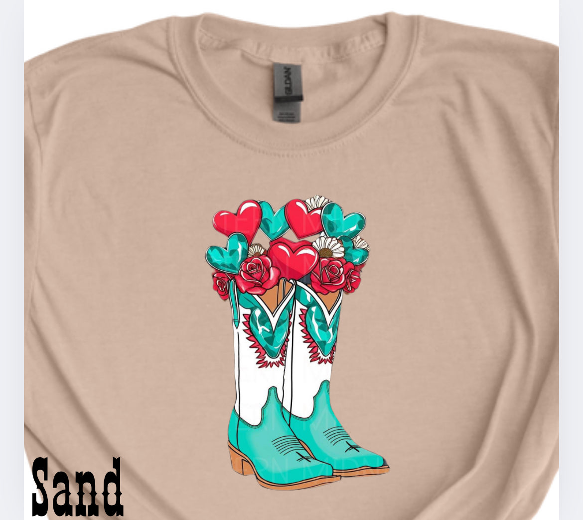 Valentine Boots Crewneck