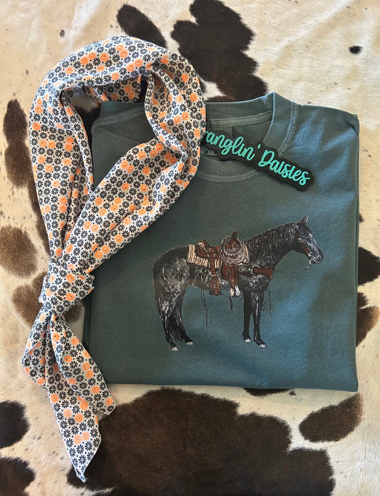 Blue roan blues tee