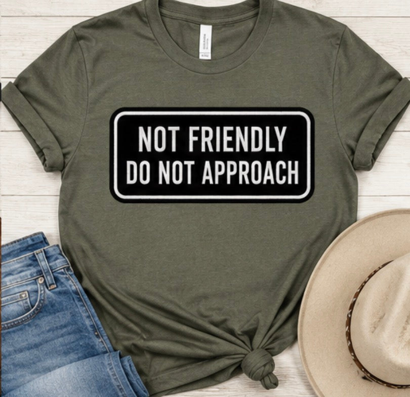 Not Friendly, do not approach