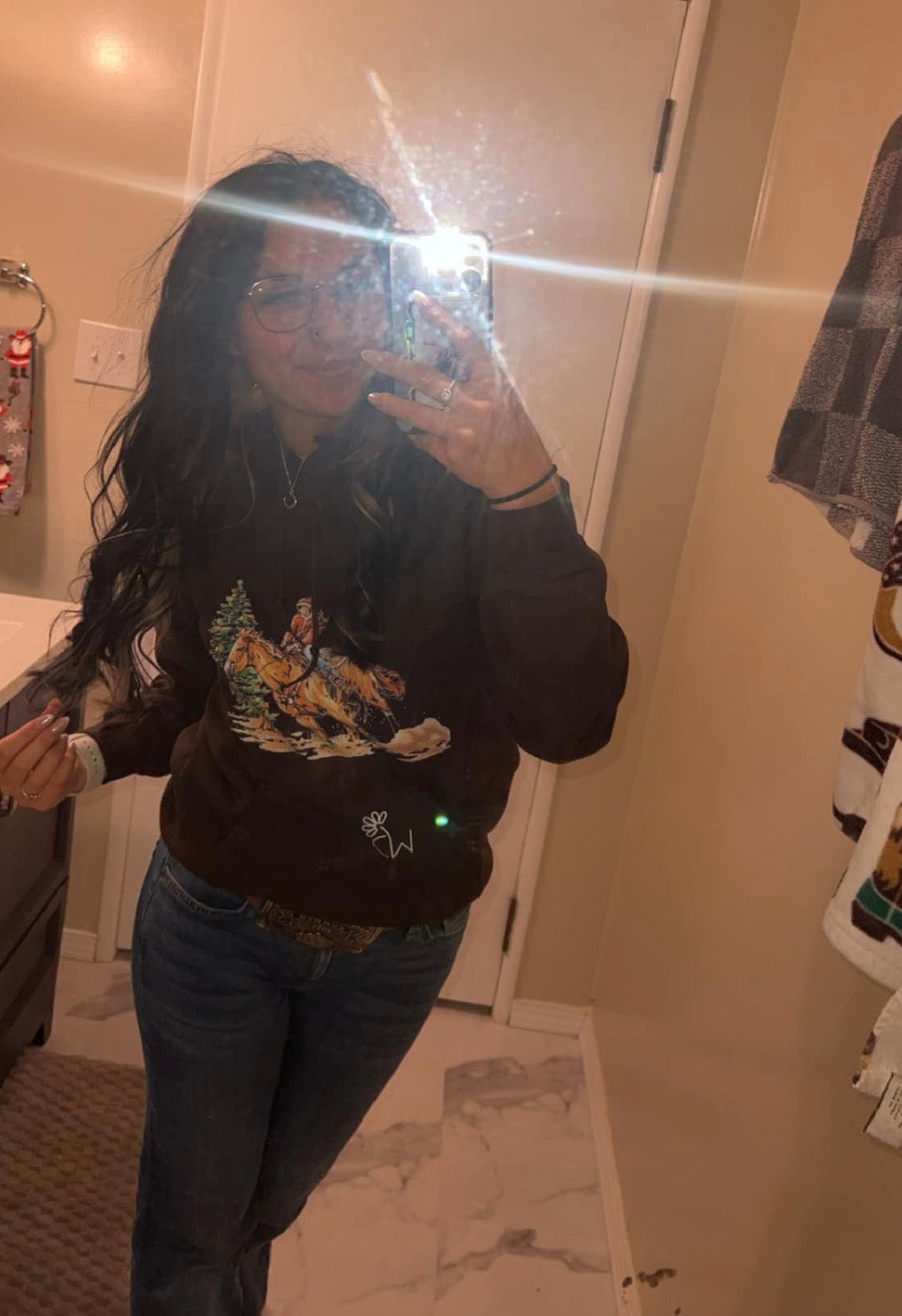 Christmas Barrel Racer