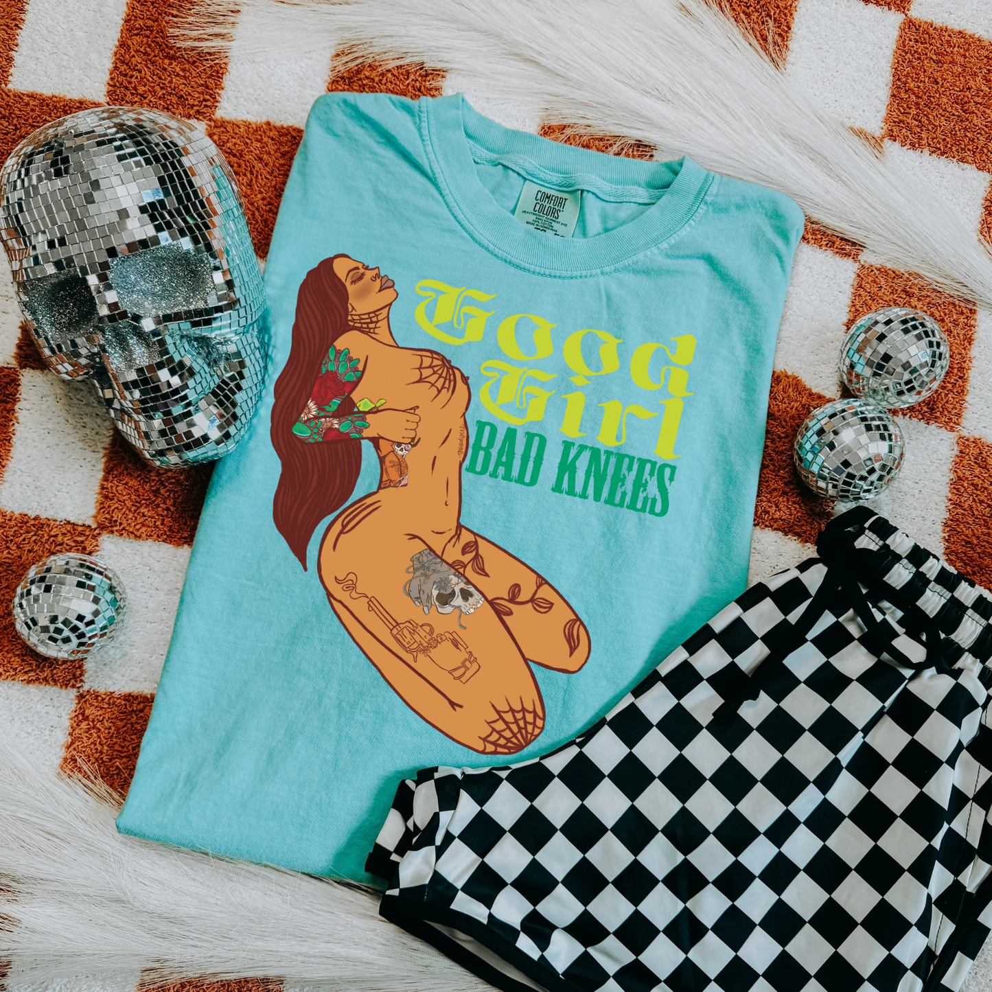 Good Girls Bad Knees Tee