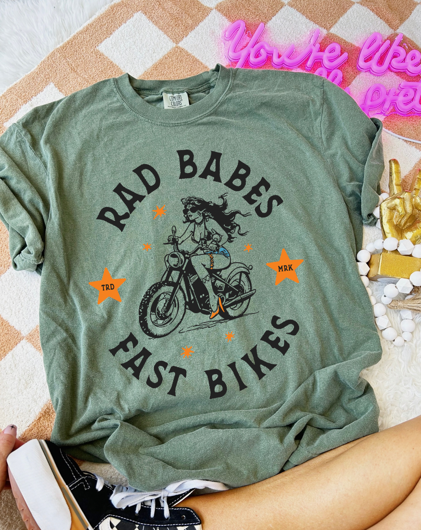 Rad Babes Fast Bikes Tee