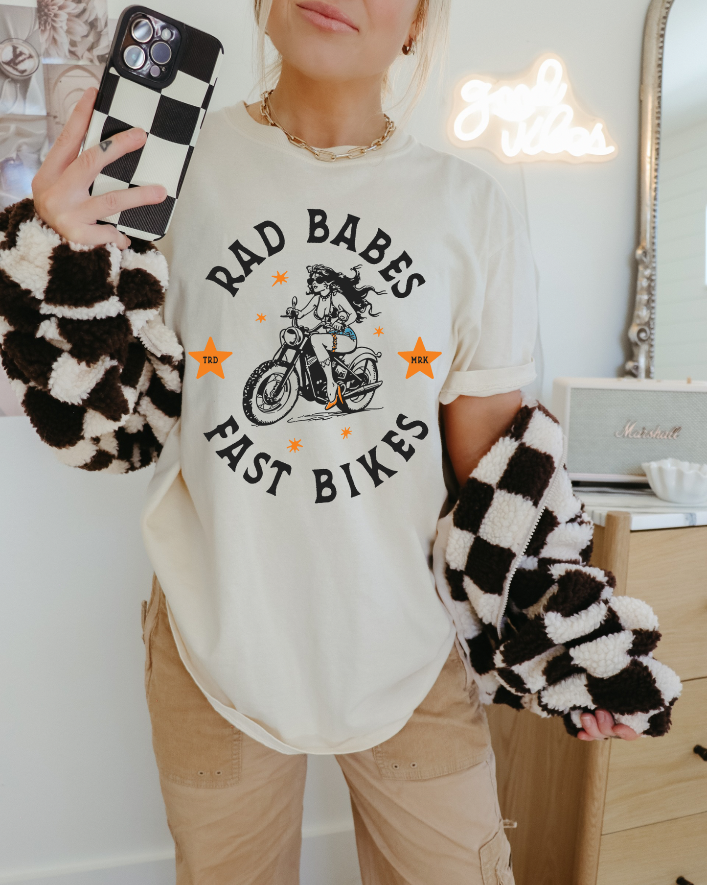 Rad Babes Fast Bikes Tee