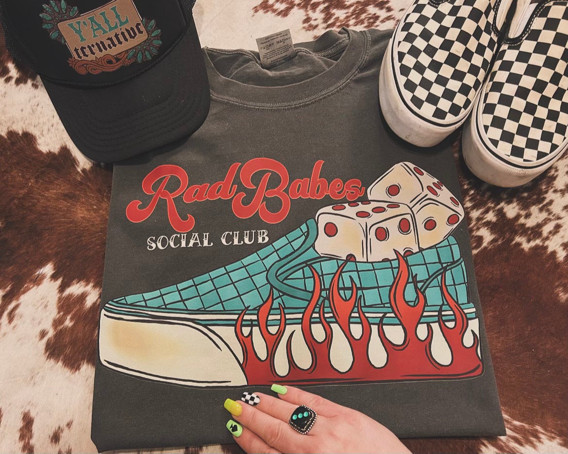 Rad babes Social Club Tee