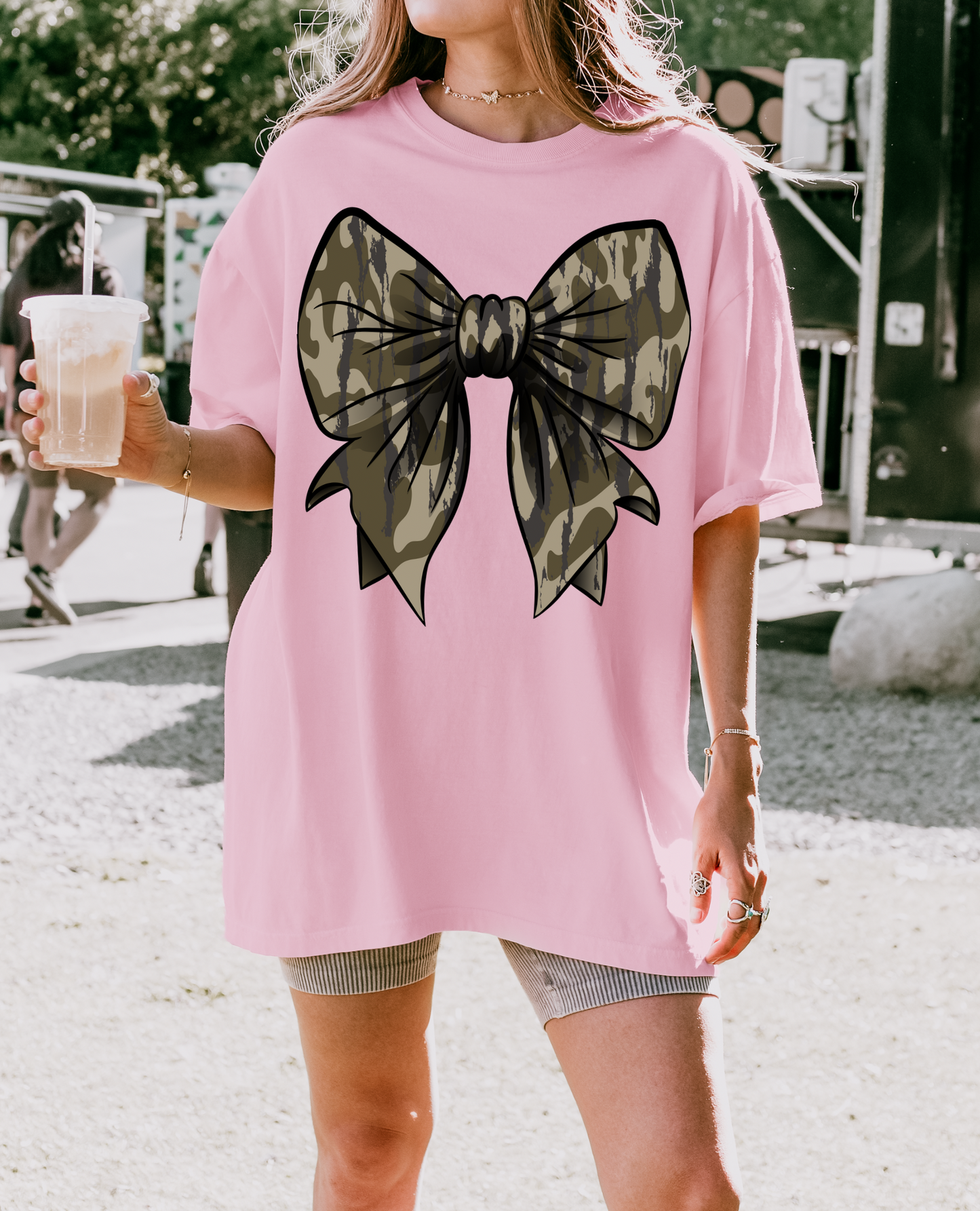 Camo Bow tee