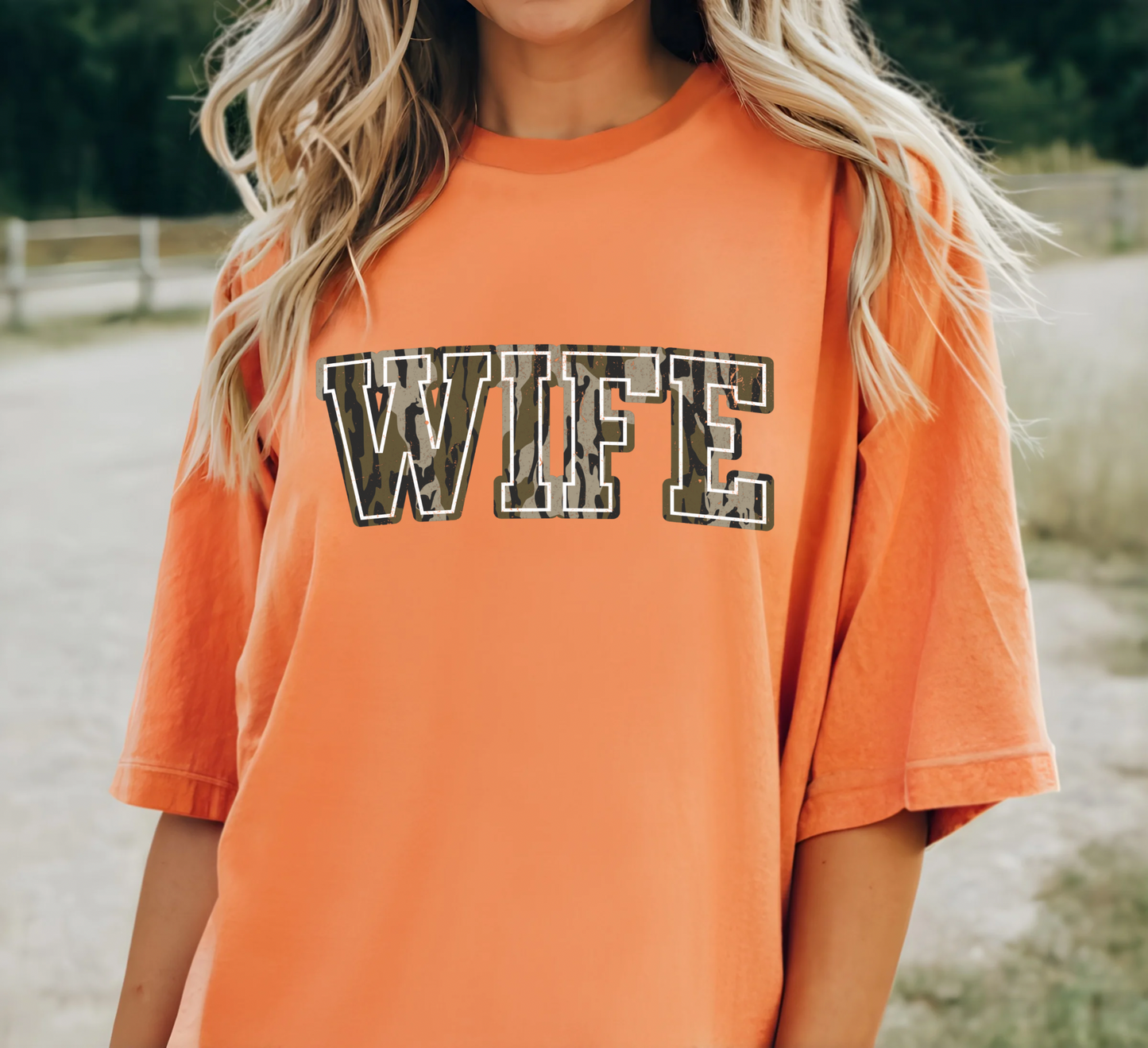 Camo Wife tee