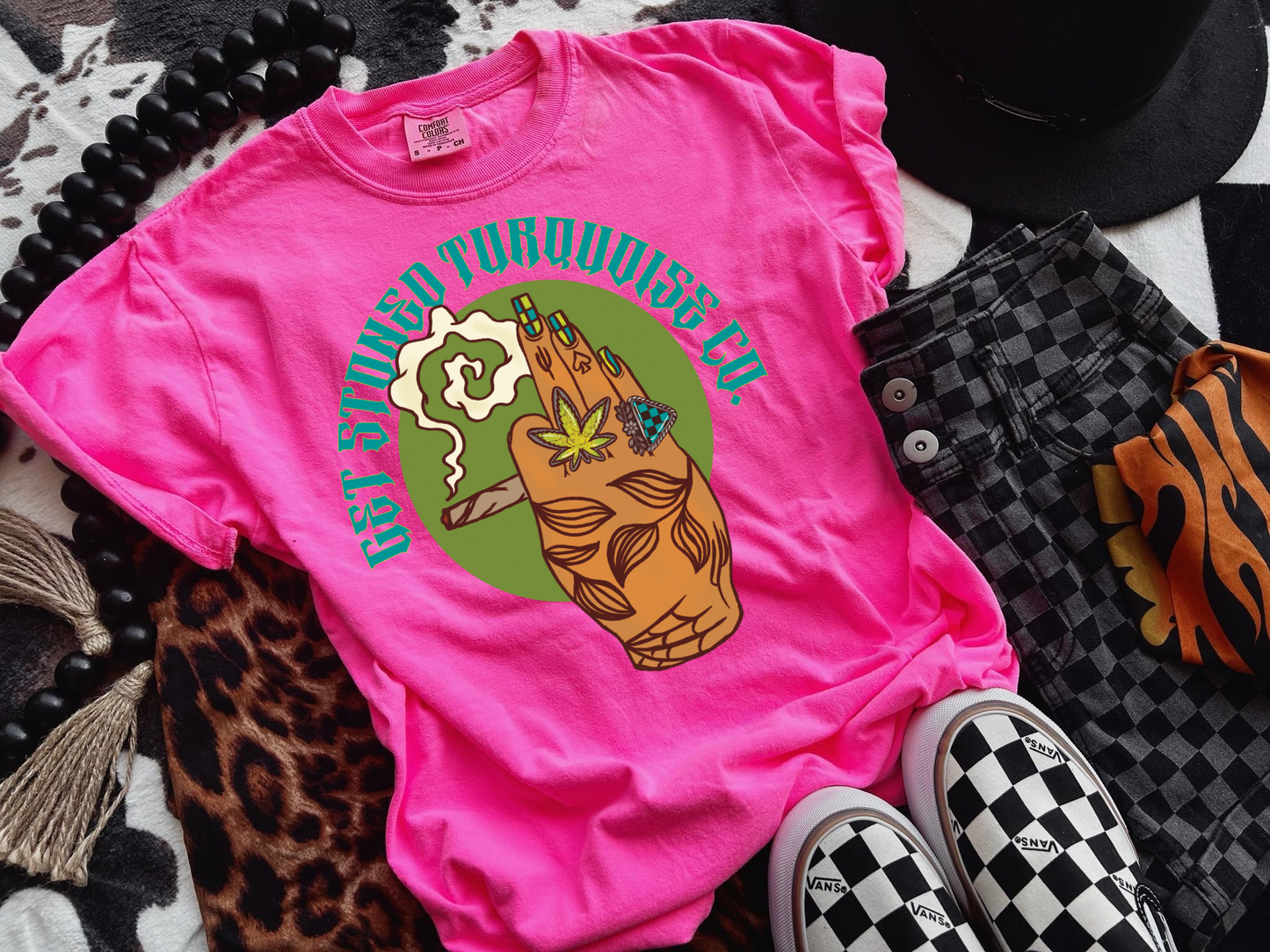 Get Stoned Turq Co. tee