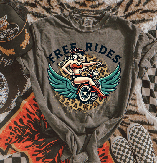 Free Rides Tee