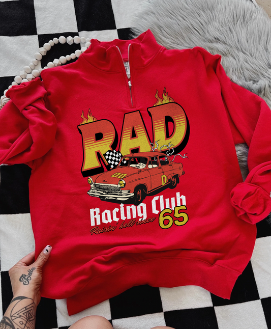 Rad Racing Collared Quarter Zip