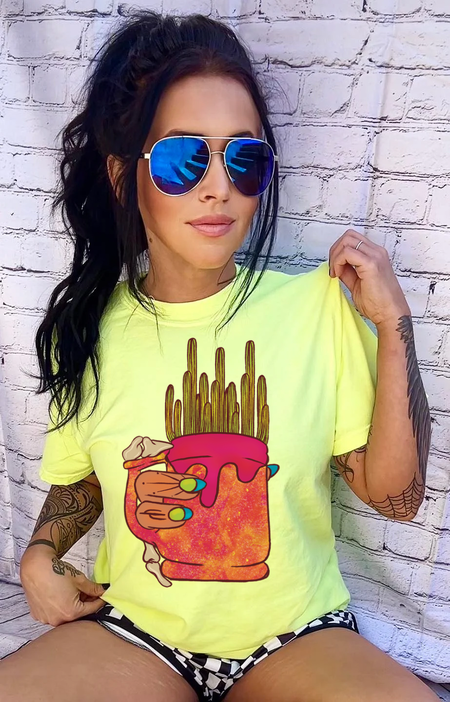 Cactus Coffee tee