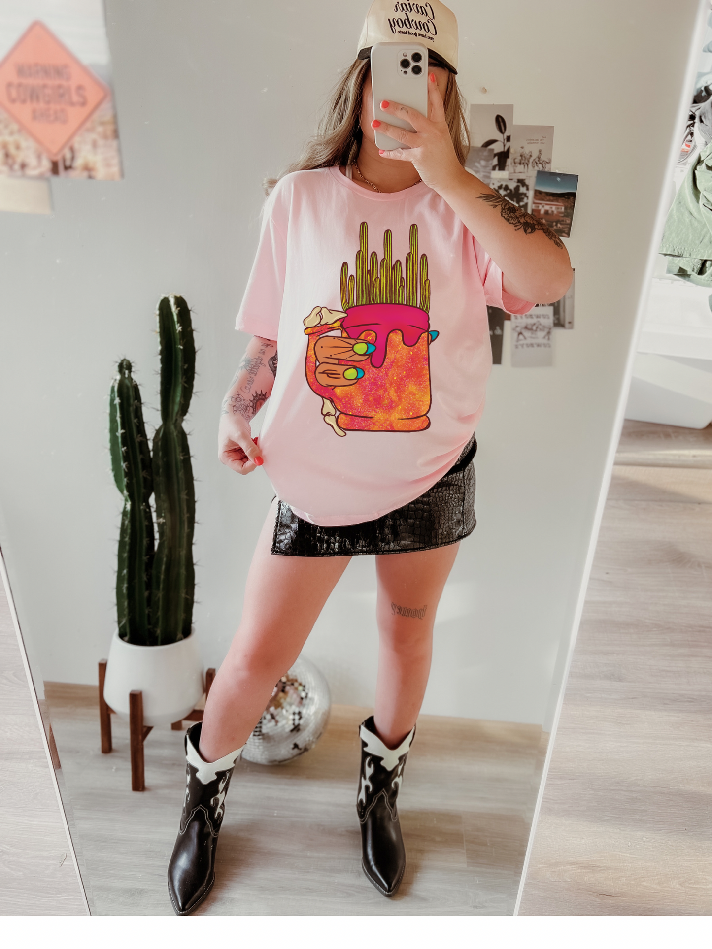 Cactus Coffee tee