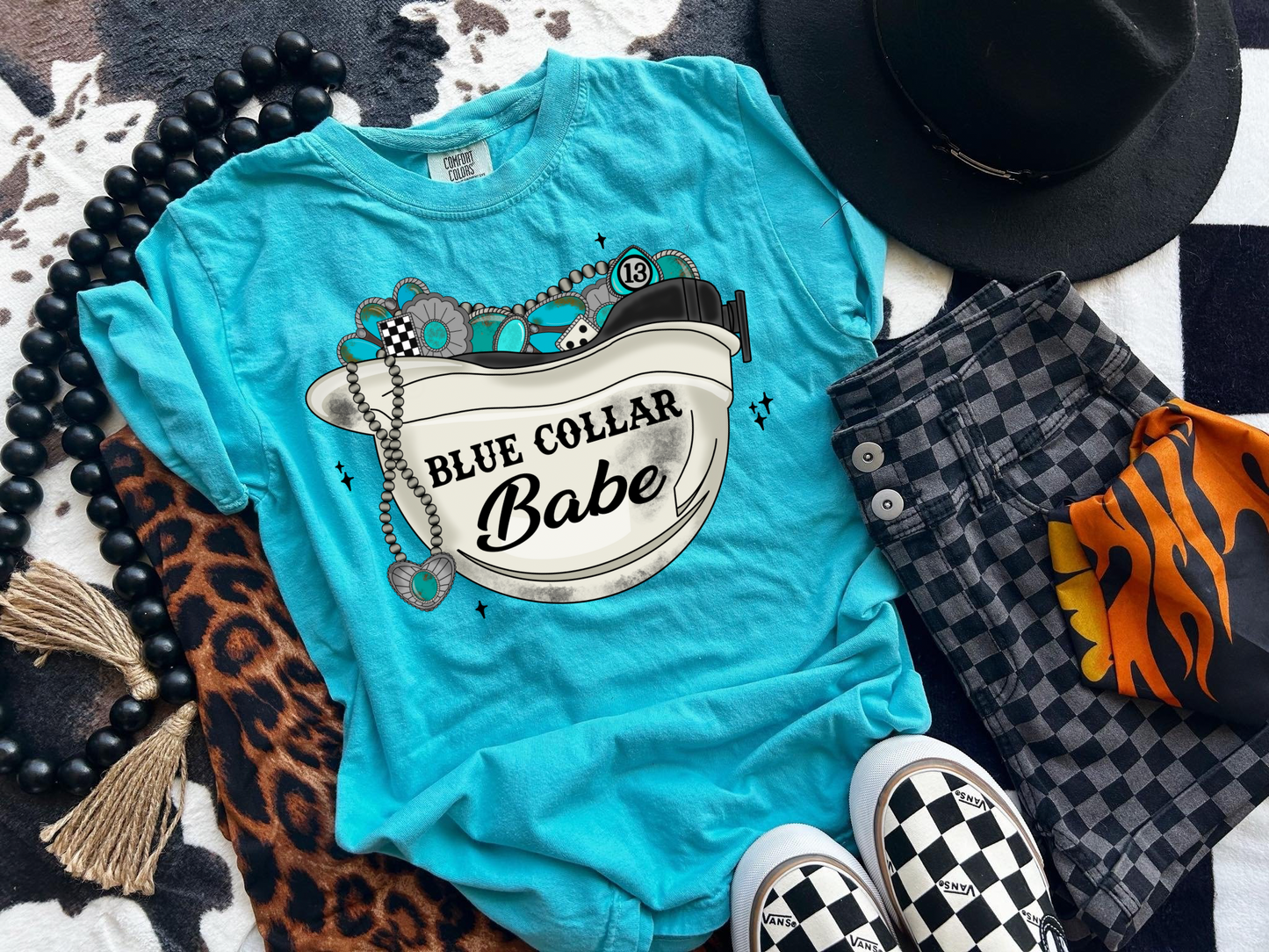 Blue Collar Babe Tee