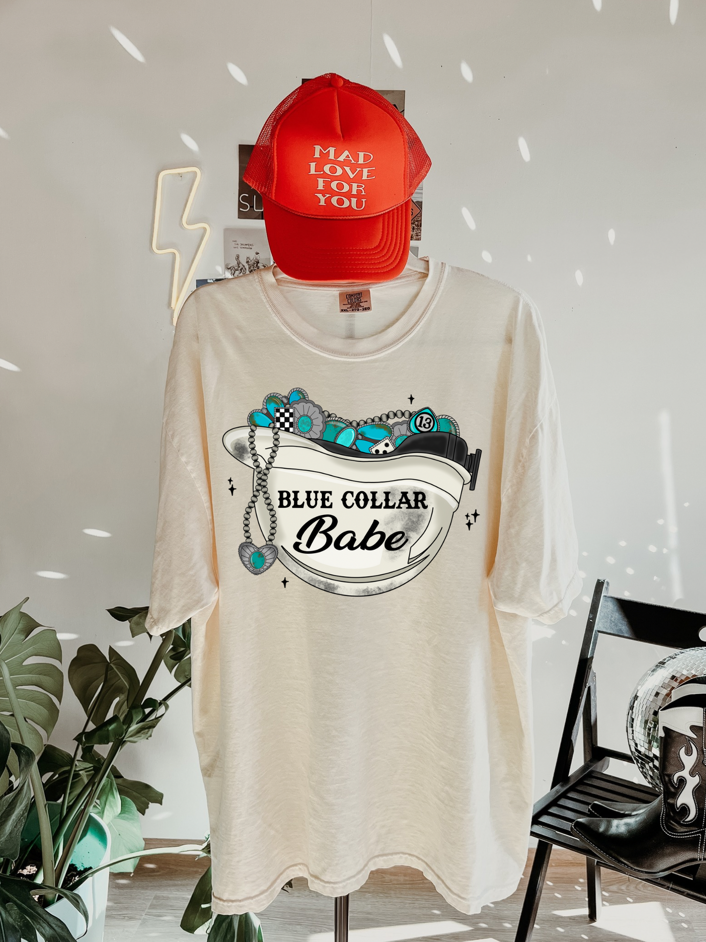 Blue Collar Babe Tee